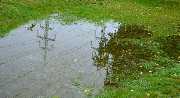 Flooded Yard Drainage Installation in Jeffersonville