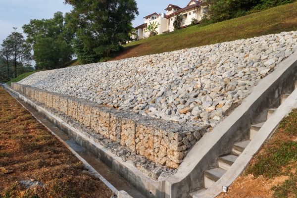 Steep Slope Drainage