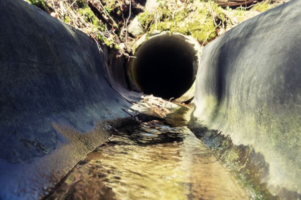 Drainage Swale Installation in Jeffersonville