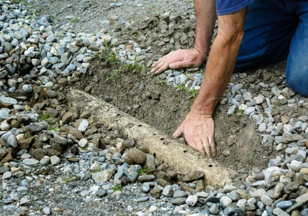 French Ditch Installation in Jeffersonville