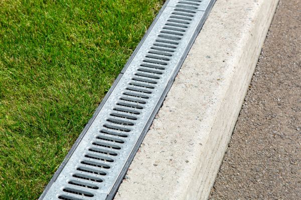 Courtyard Drain Installation in Jeffersonville